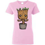 Ladies Cute Baby Groot T-Shirt