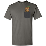 Baby Groot Pocket T-shirt in Dark Colors