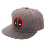 Embroidered Deadpool Logo Flatbill Flex Cap - Baseball Cap / Snapback