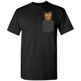 Baby Groot Pocket T-shirt in Dark Colors