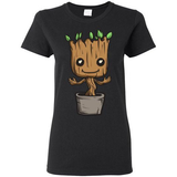 Ladies Cute Baby Groot T-Shirt