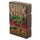 Vintage The Hulk Marvel Comic Book Cover Artwork Men’s Black Graphic Print Boxed Cotton T-Shirt